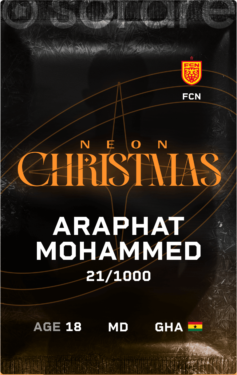 Araphat Mohammed 2024-25 • Limited 21/1000