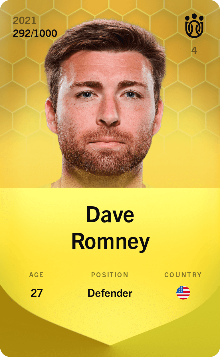Dave Romney 2021-22 • Limited 292/1000