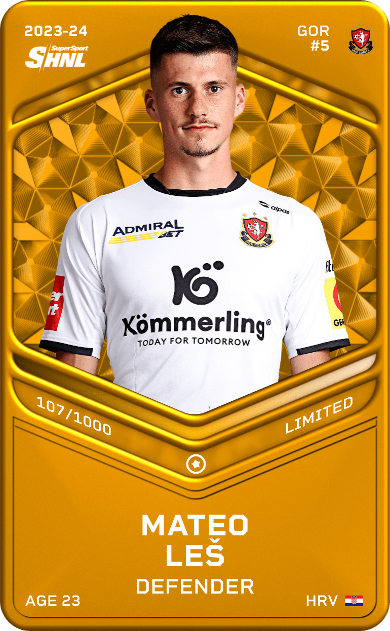 Mateo Leš 2023-24 • Limited 107/1000