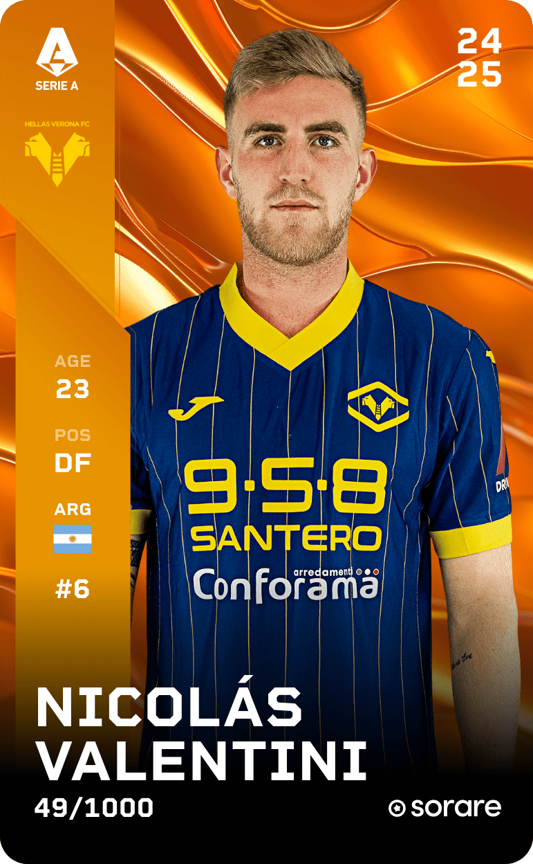 Nicolás Valentini 2024-25 • Limited 49/1000