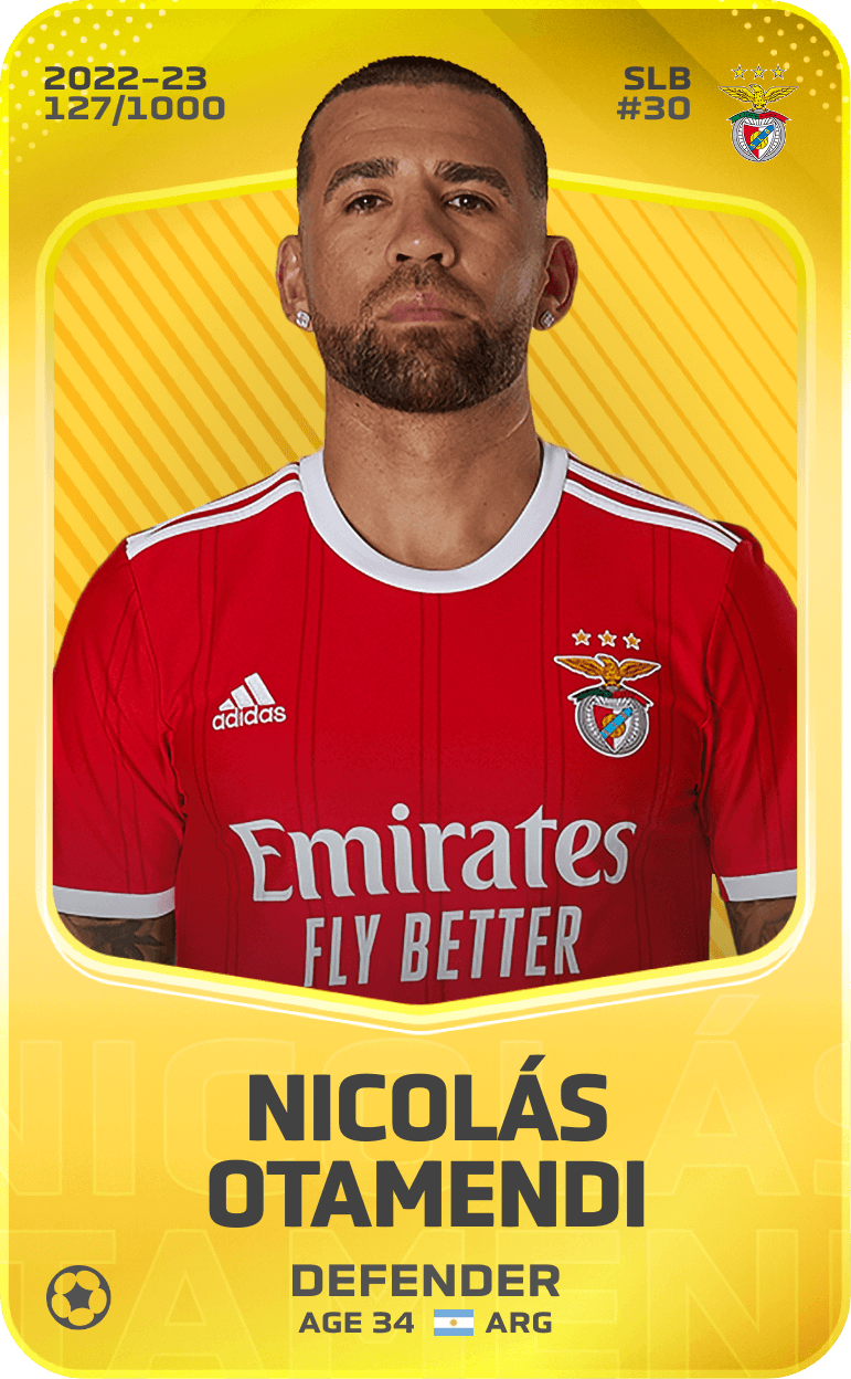 Nicolás Otamendi 2022-23 • Limited 127/1000