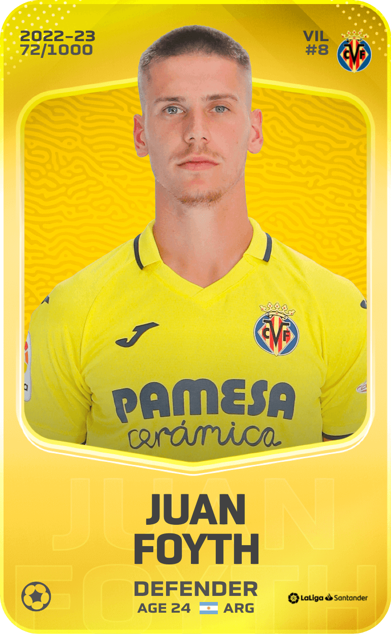 Juan Foyth 2022-23 • Limited 72/1000