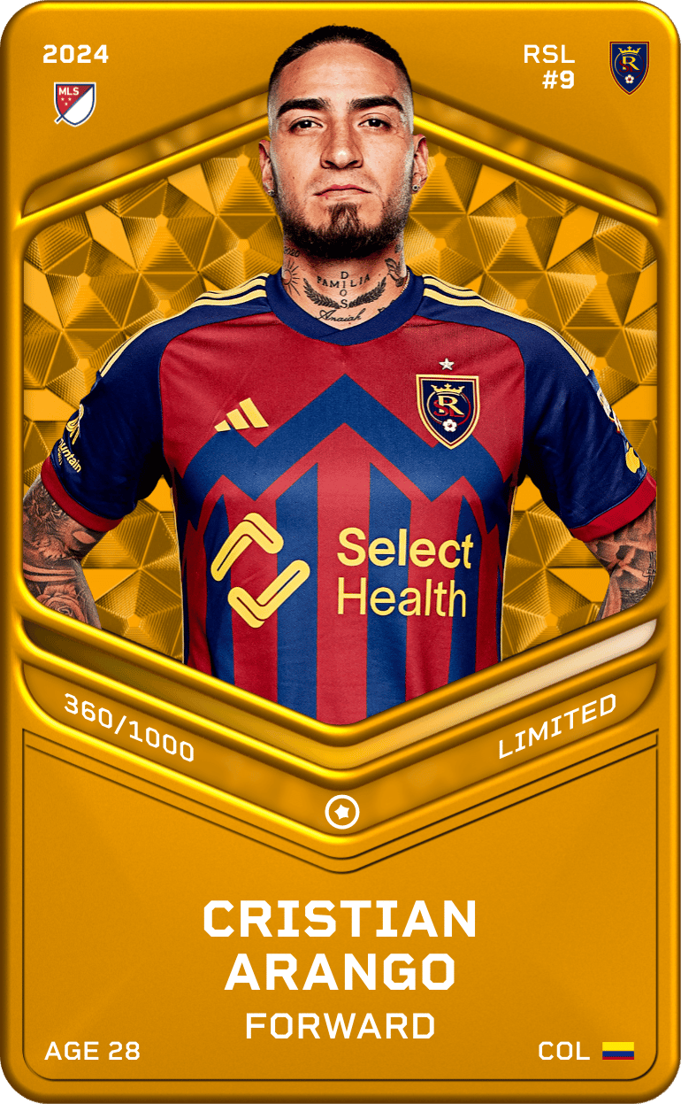Cristian Arango 2024-25 • Limited 360/1000
