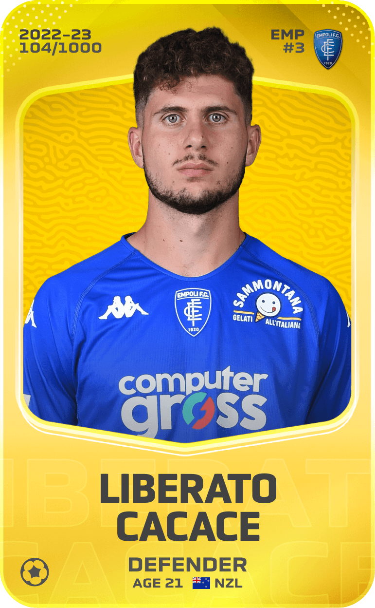 Liberato Cacace 2022-23 • Limited 104/1000