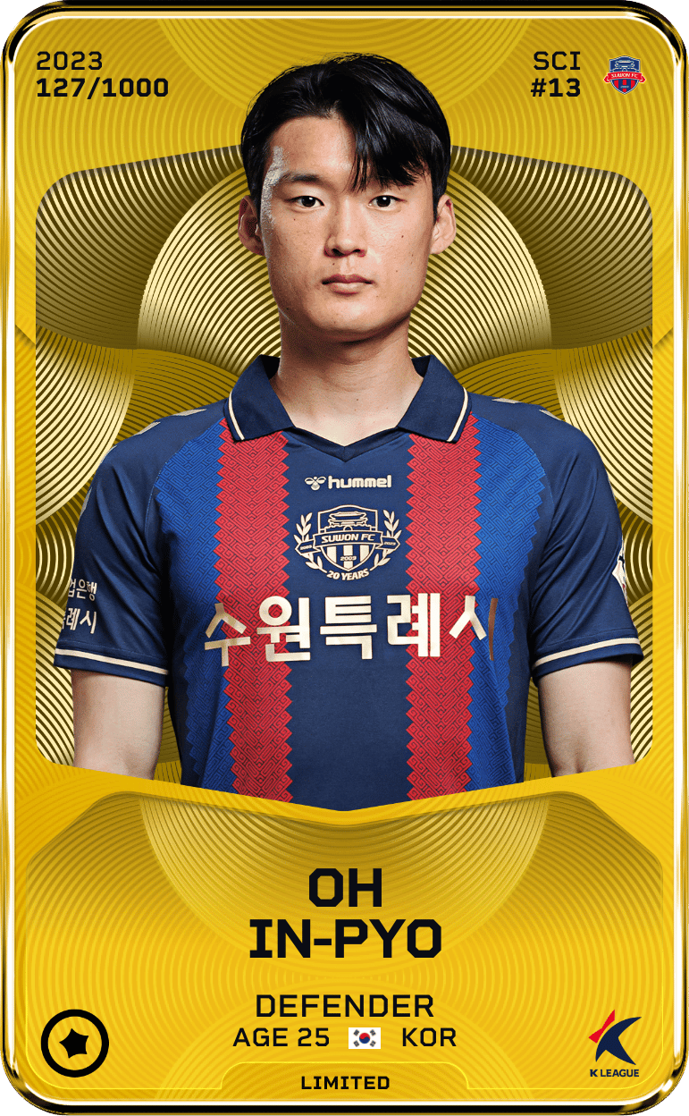 Oh In-Pyo 2023-24 • Limited 127/1000