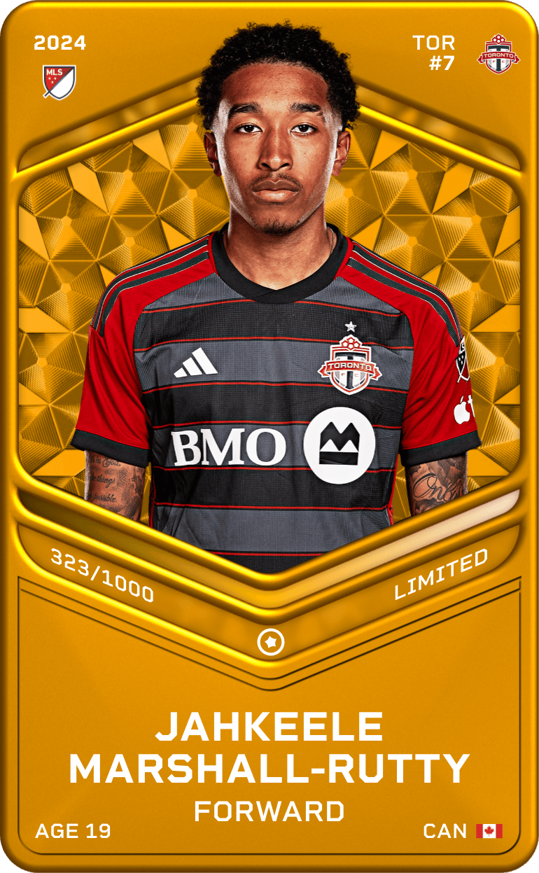 Jahkeele Marshall-Rutty 2024-25 • Limited 323/1000