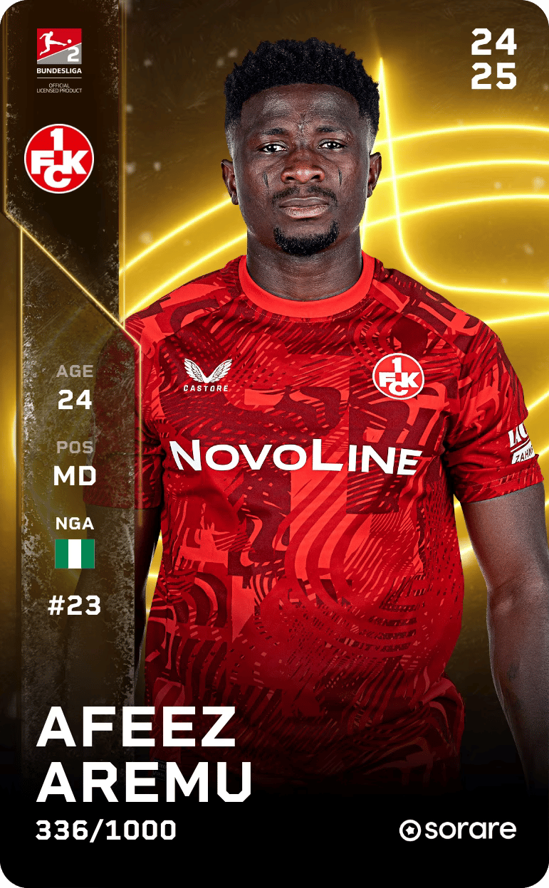 Afeez Aremu 2024-25 • Limited 336/1000