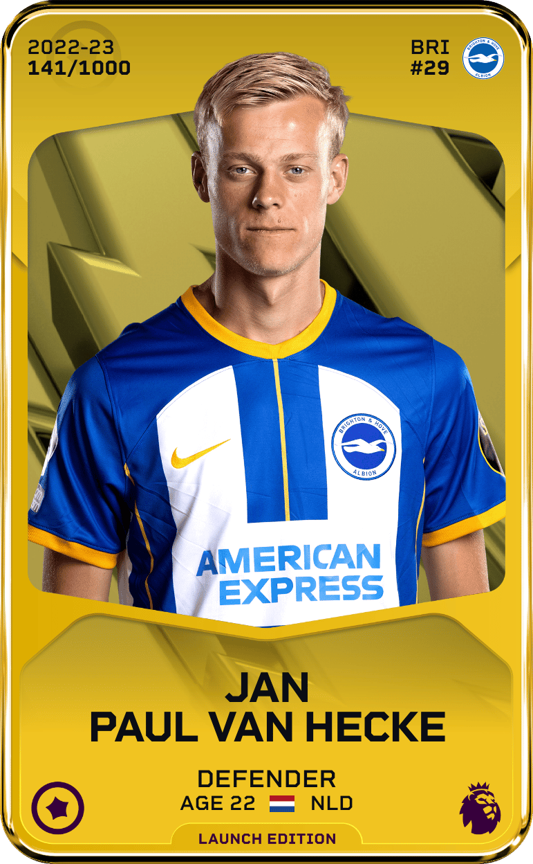 Jan Paul Van Hecke 2022-23 • Limited 141/1000
