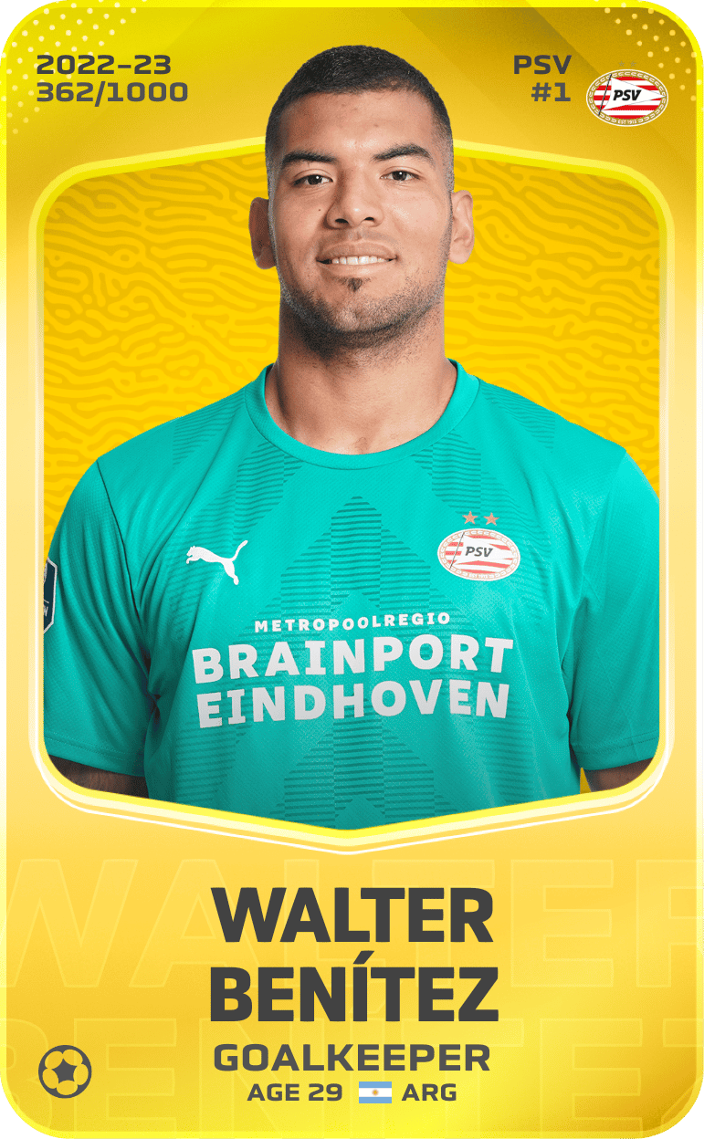 Walter Benítez 2022-23 • Limited 362/1000