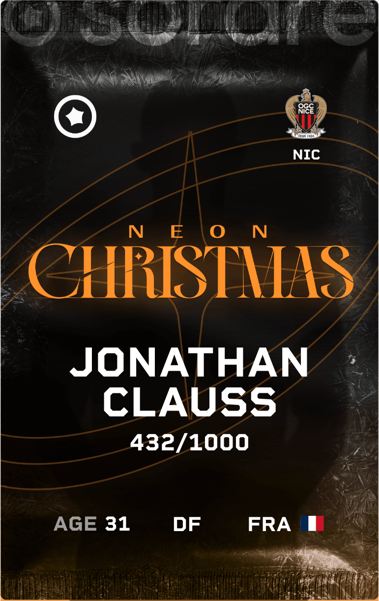 Jonathan Clauss 2024-25 • Limited 432/1000