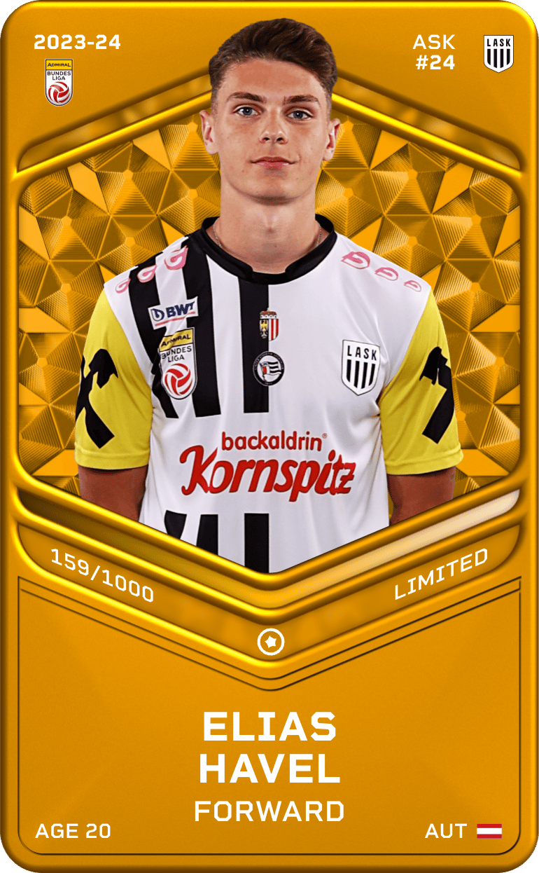 Elias Havel 2023-24 • Limited 159/1000