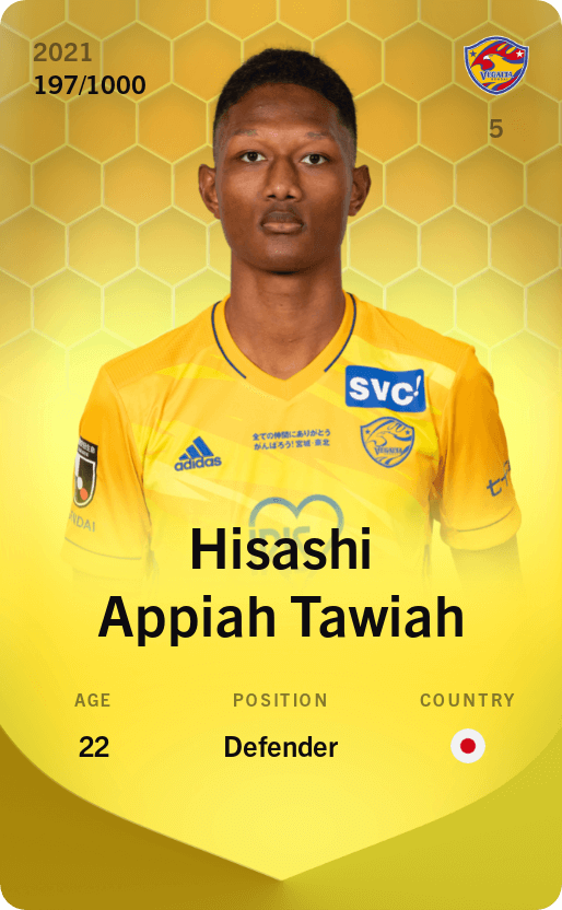 Hisashi Appiah Tawiah 2021-22 • Limited 197/1000
