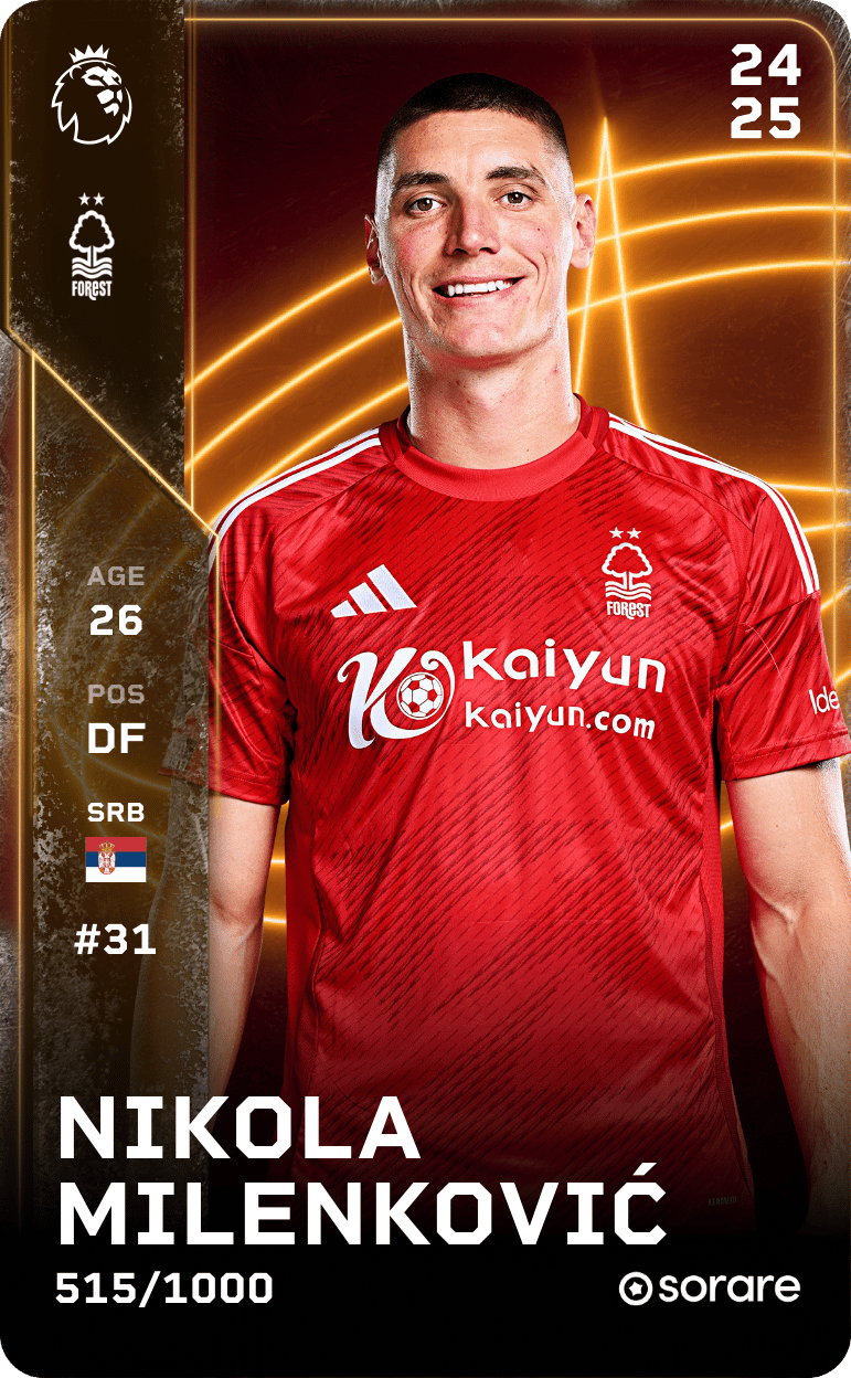 Nikola Milenković 2024-25 • Limited 515/1000