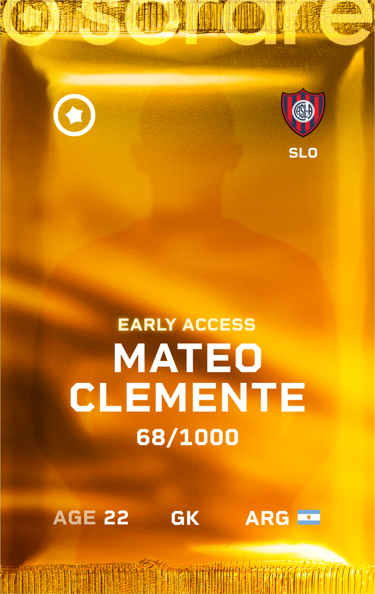 Mateo Clemente 2025-26 • Limited 68/1000