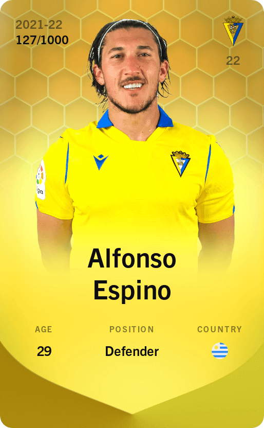 Alfonso Espino 2021-22 • Limited 127/1000