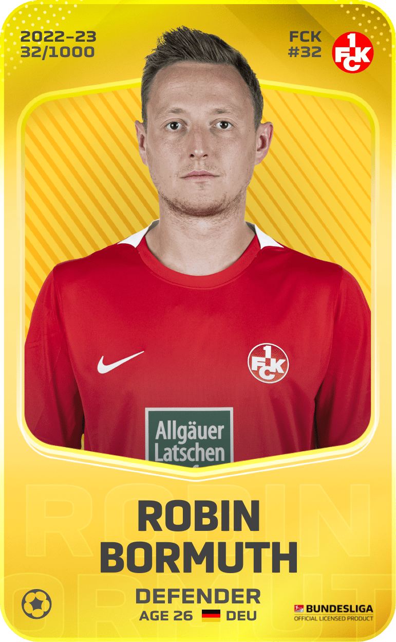 Robin Bormuth 2022-23 • Limited 32/1000