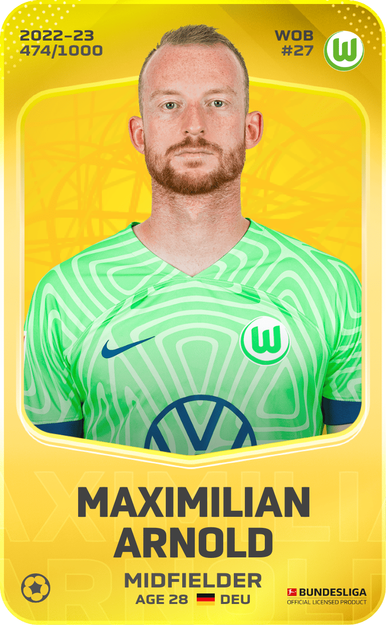 Maximilian Arnold 2022-23 • Limited 474/1000