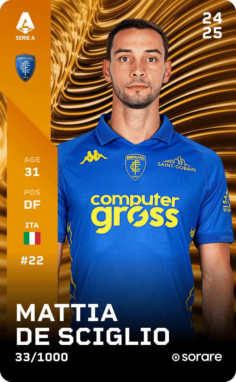 Mattia De Sciglio 2024-25 • Limited 33/1000