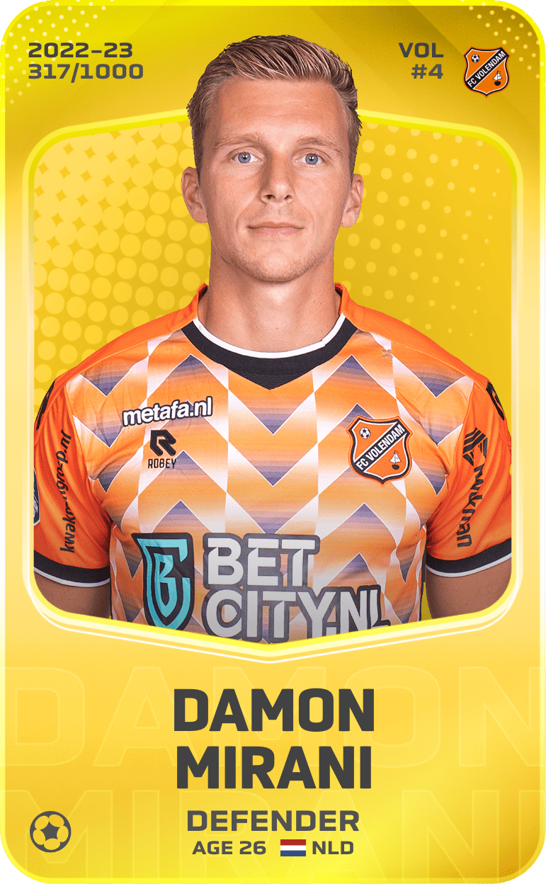 Damon Mirani 2022-23 • Limited 317/1000