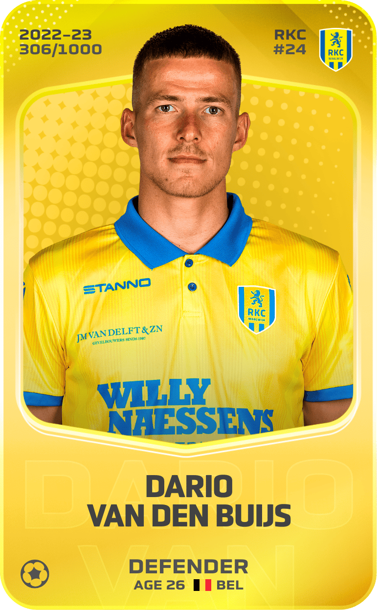Dario Van den Buijs 2022-23 • Limited 306/1000