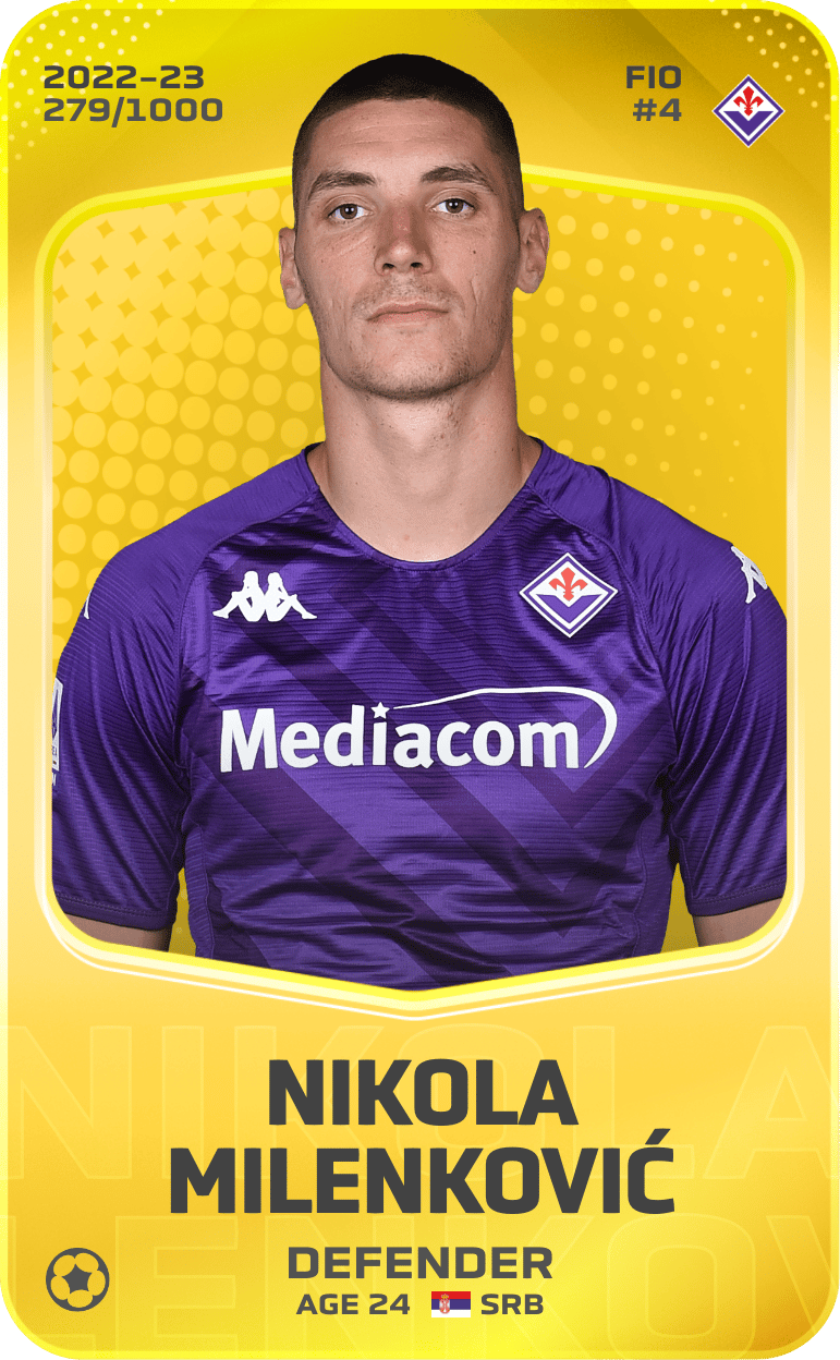 Nikola Milenković 2022-23 • Limited 279/1000