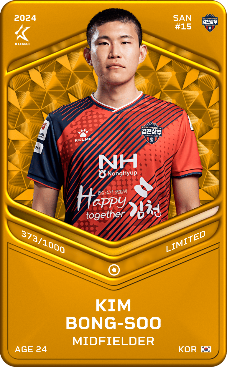 Kim Bong-Soo 2024-25 • Limited 373/1000