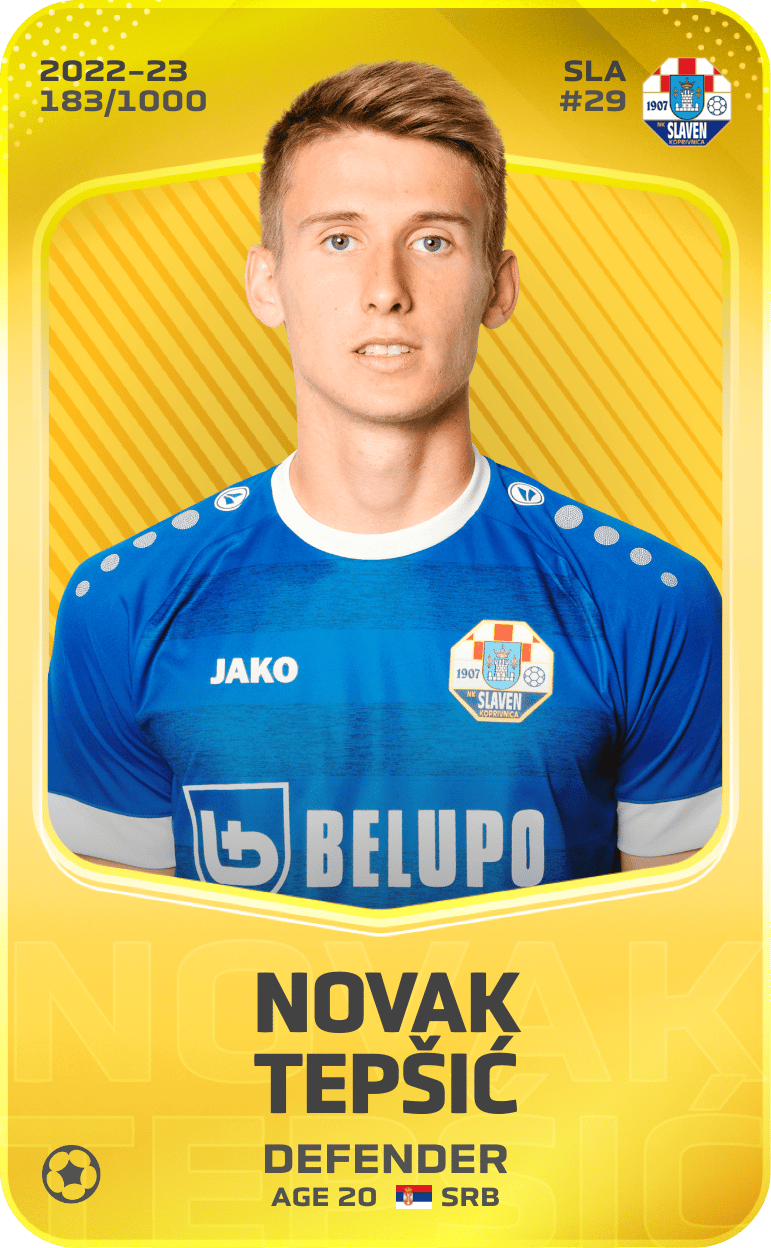 Novak Tepšić 2022-23 • Limited 183/1000