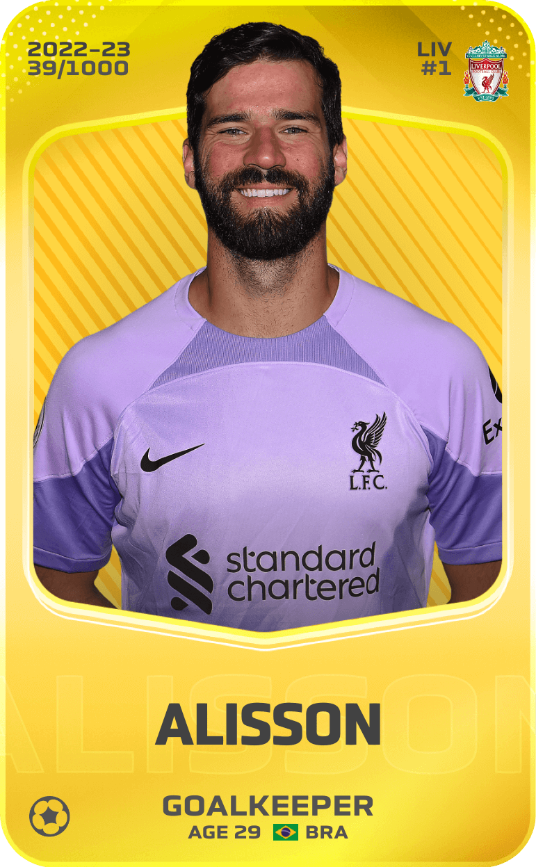 Alisson Becker 2022-23 • Limited 39/1000