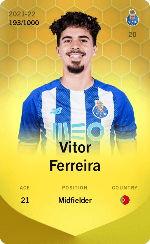 Vitor Ferreira 2021-22 • Limited 193/1000
