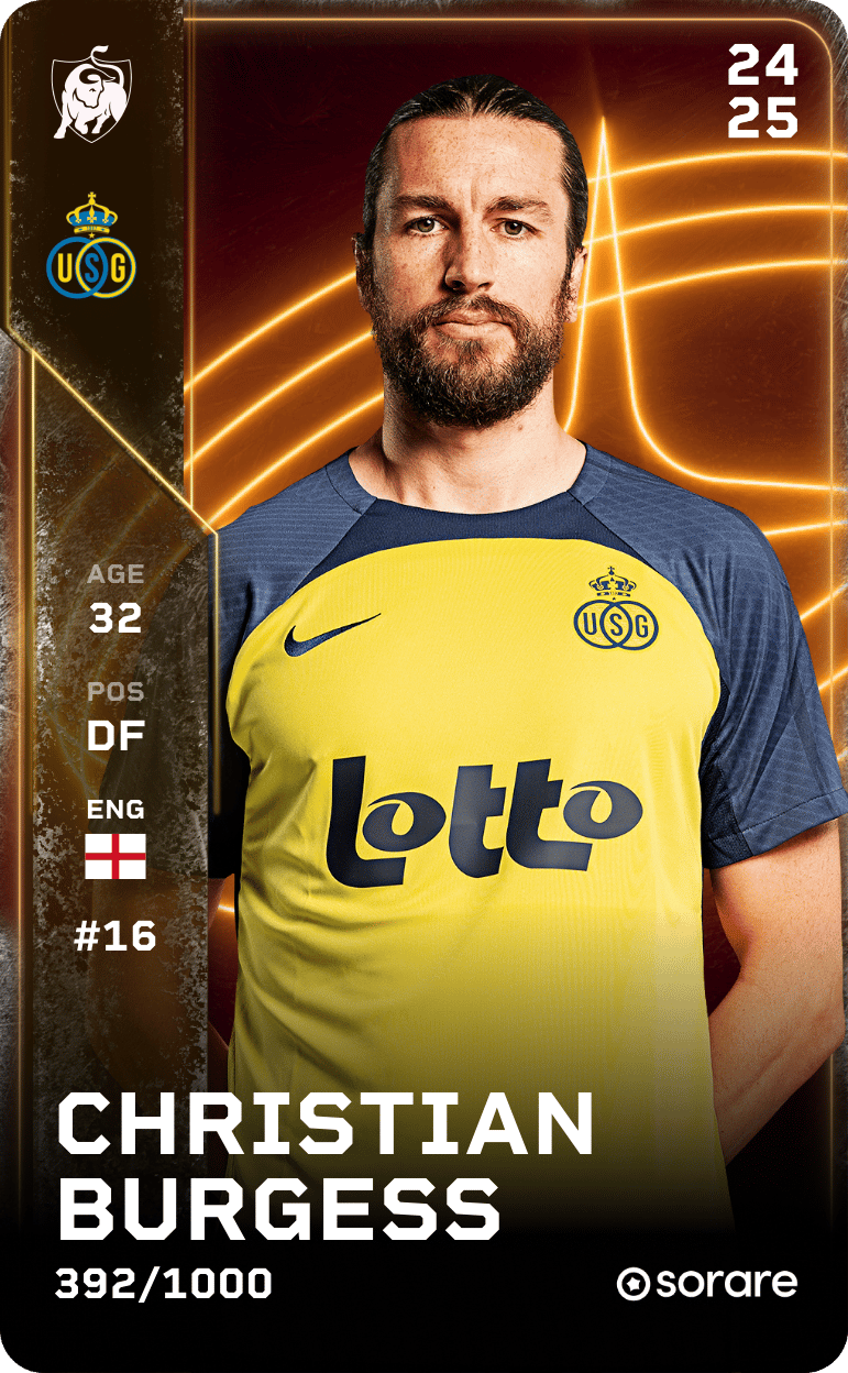 Christian Burgess 2024-25 • Limited 392/1000