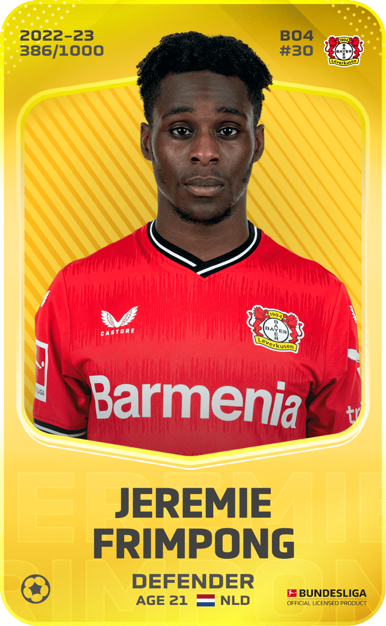 Jeremie Frimpong 2022-23 • Limited 386/1000