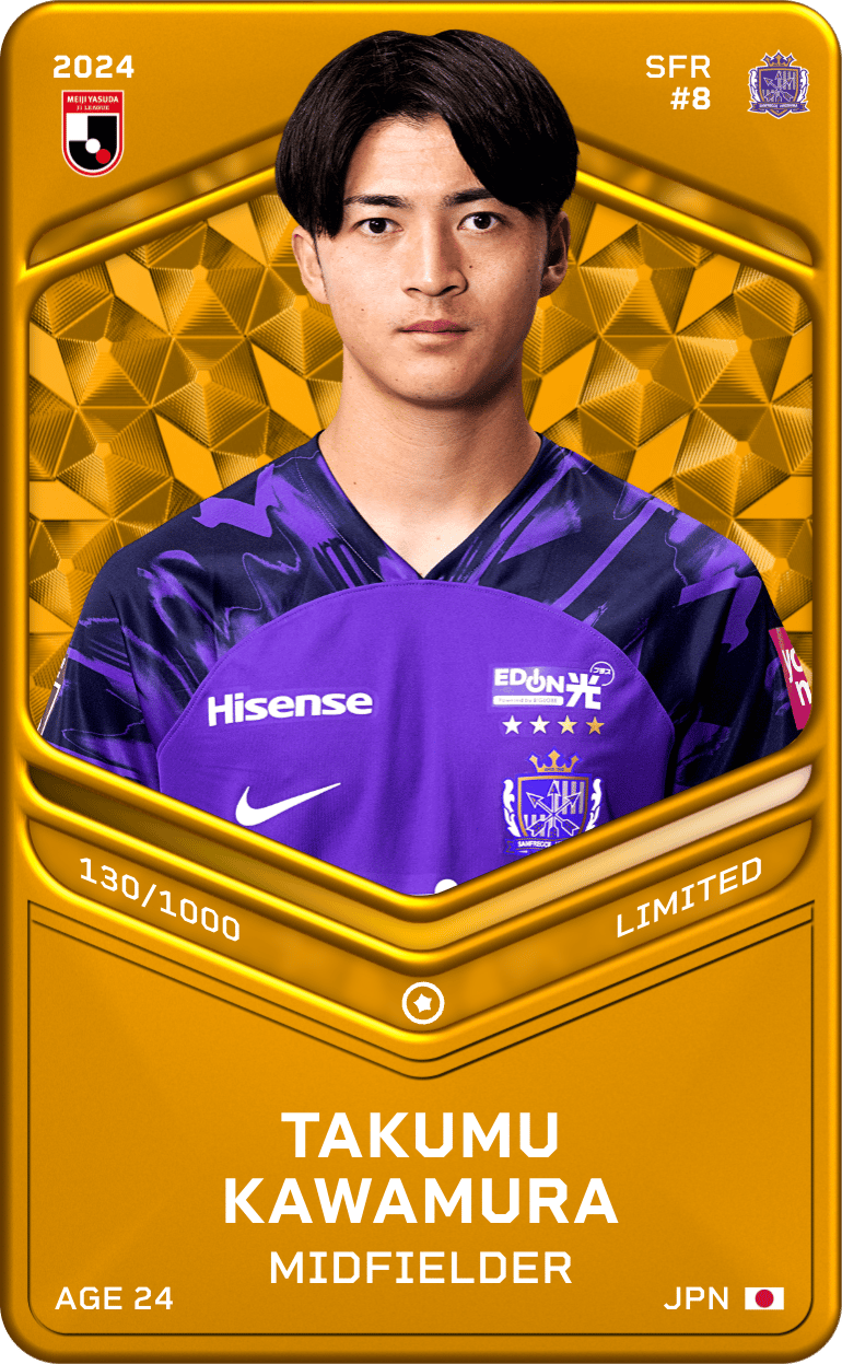 Takumu Kawamura 2024-25 • Limited 130/1000