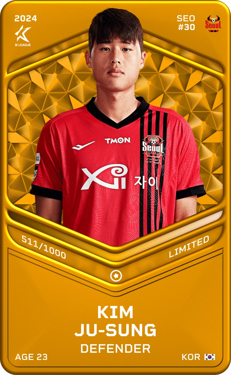 Kim Ju-Sung 2024-25 • Limited 511/1000
