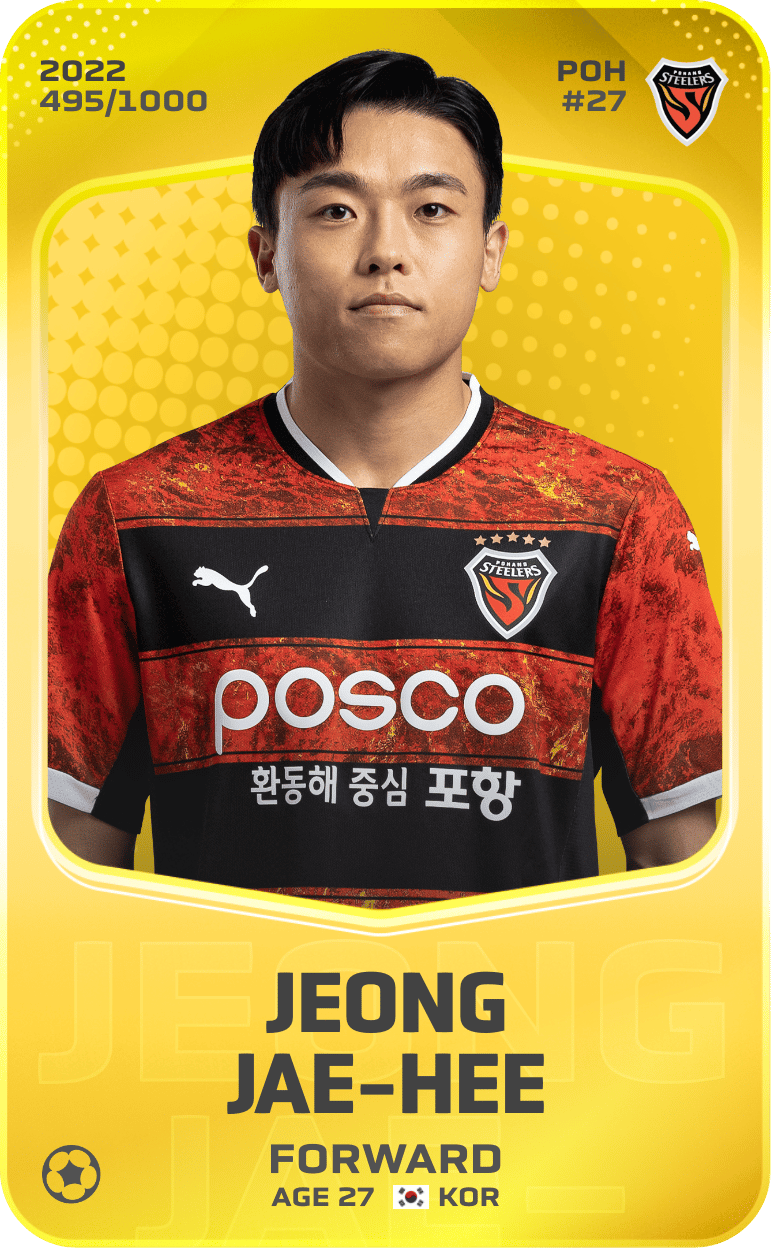 Jeong Jae-Hee 2022-23 • Limited 495/1000