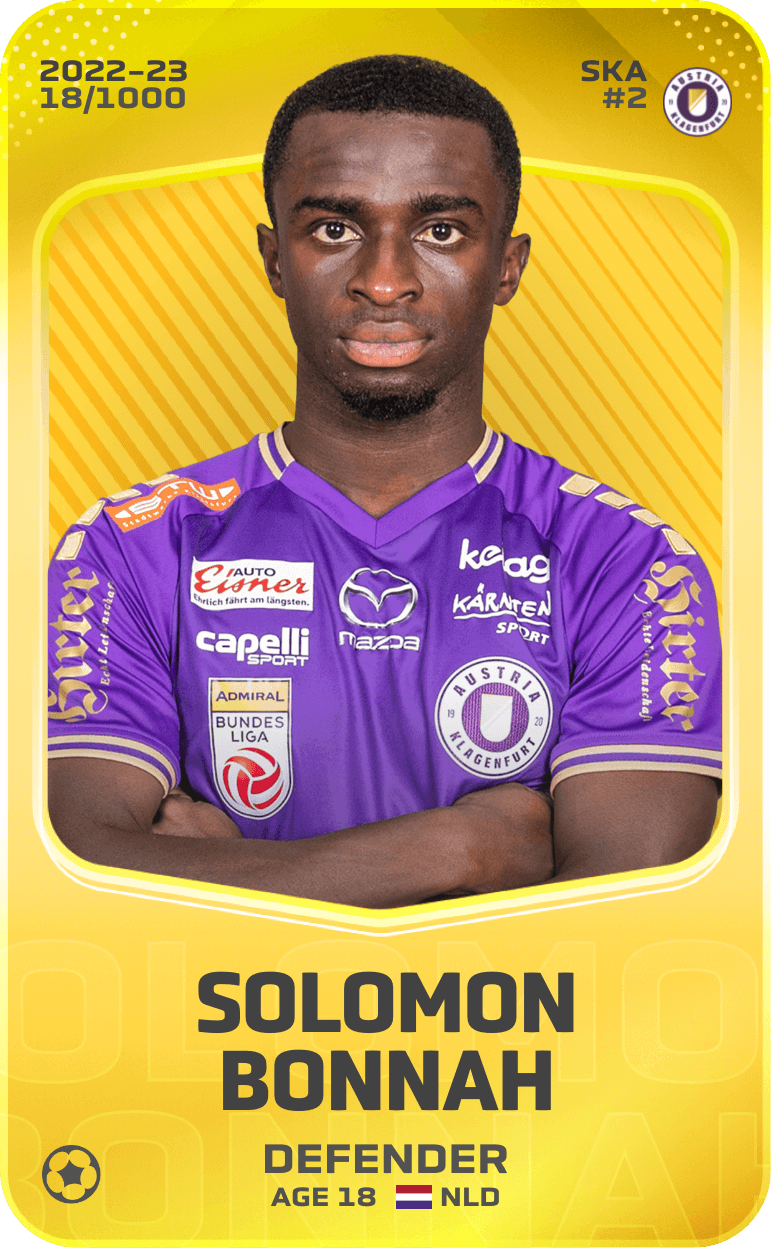 Solomon Bonnah 2022-23 • Limited 18/1000