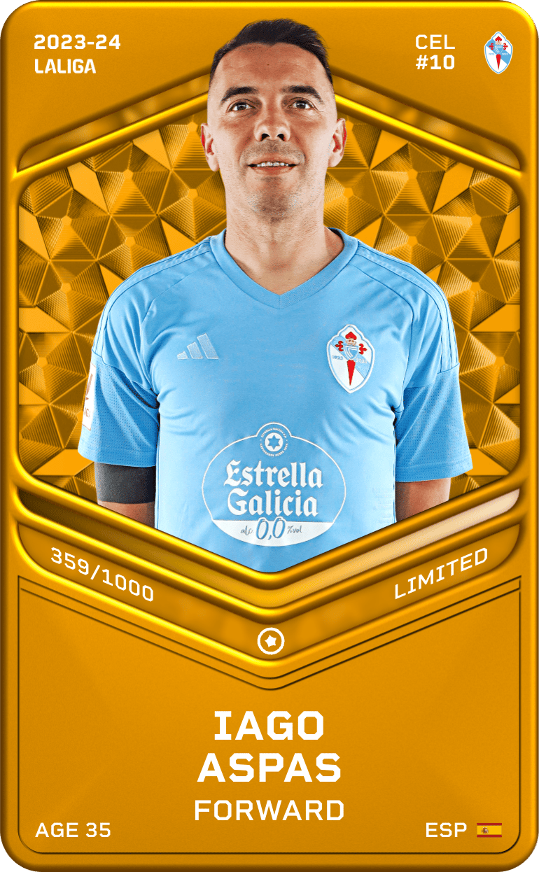Iago Aspas 2023-24 • Limited 359/1000