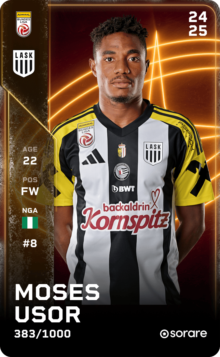 Moses Usor 2024-25 • Limited 383/1000