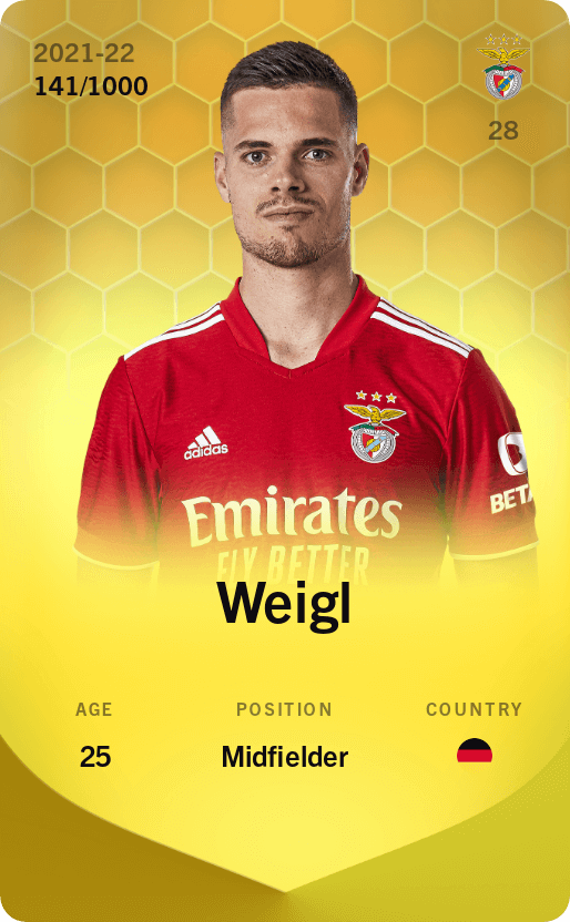 Weigl 2021-22 • Limited 141/1000