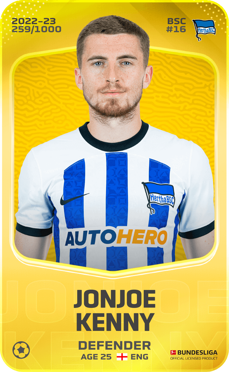 Jonjoe Kenny 2022-23 • Limited 259/1000