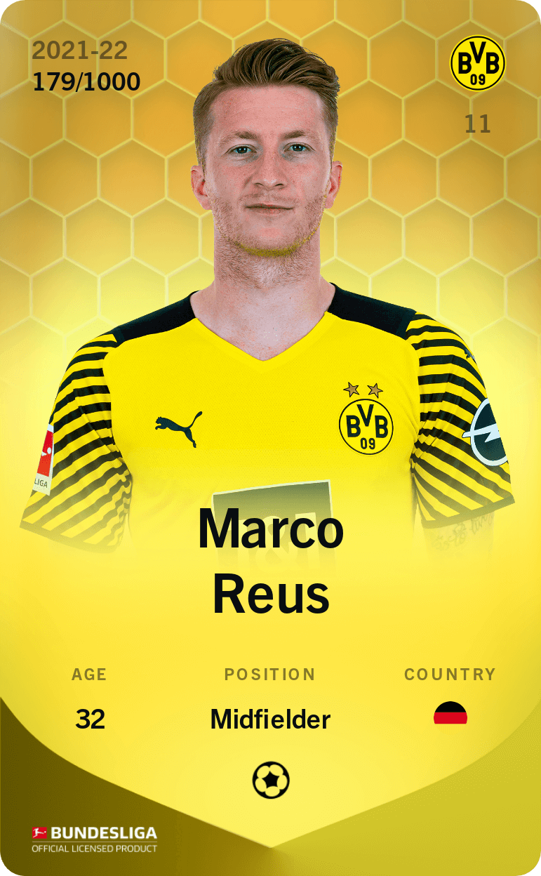 Marco Reus 2021-22 • Limited 179/1000