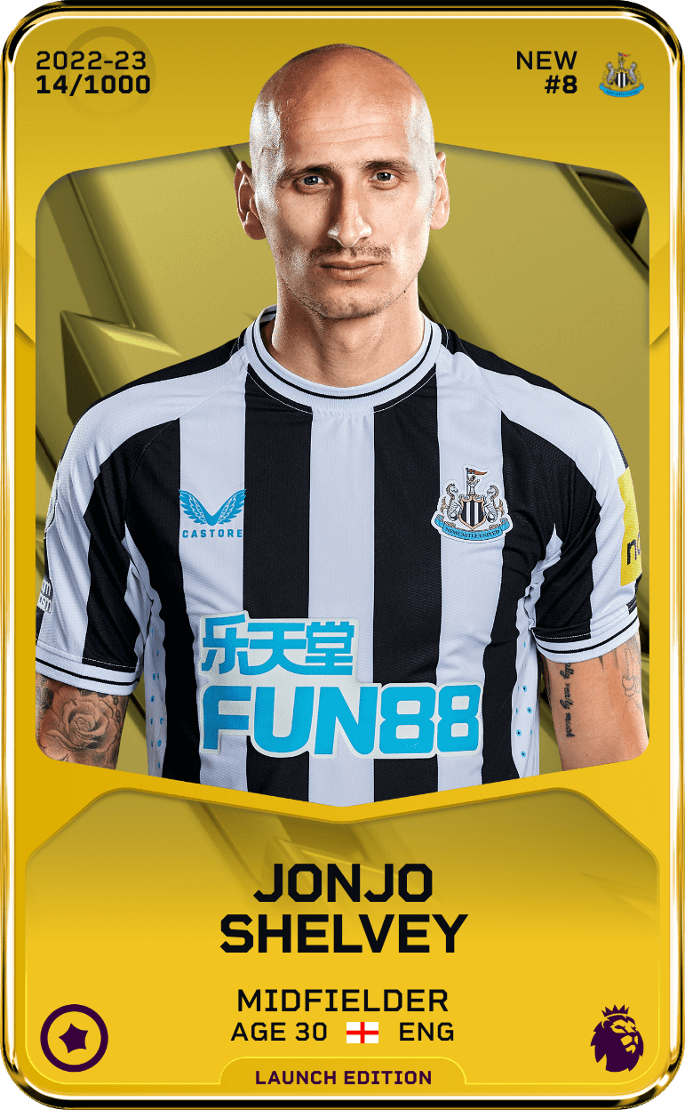 Jonjo Shelvey 2022-23 • Limited 14/1000