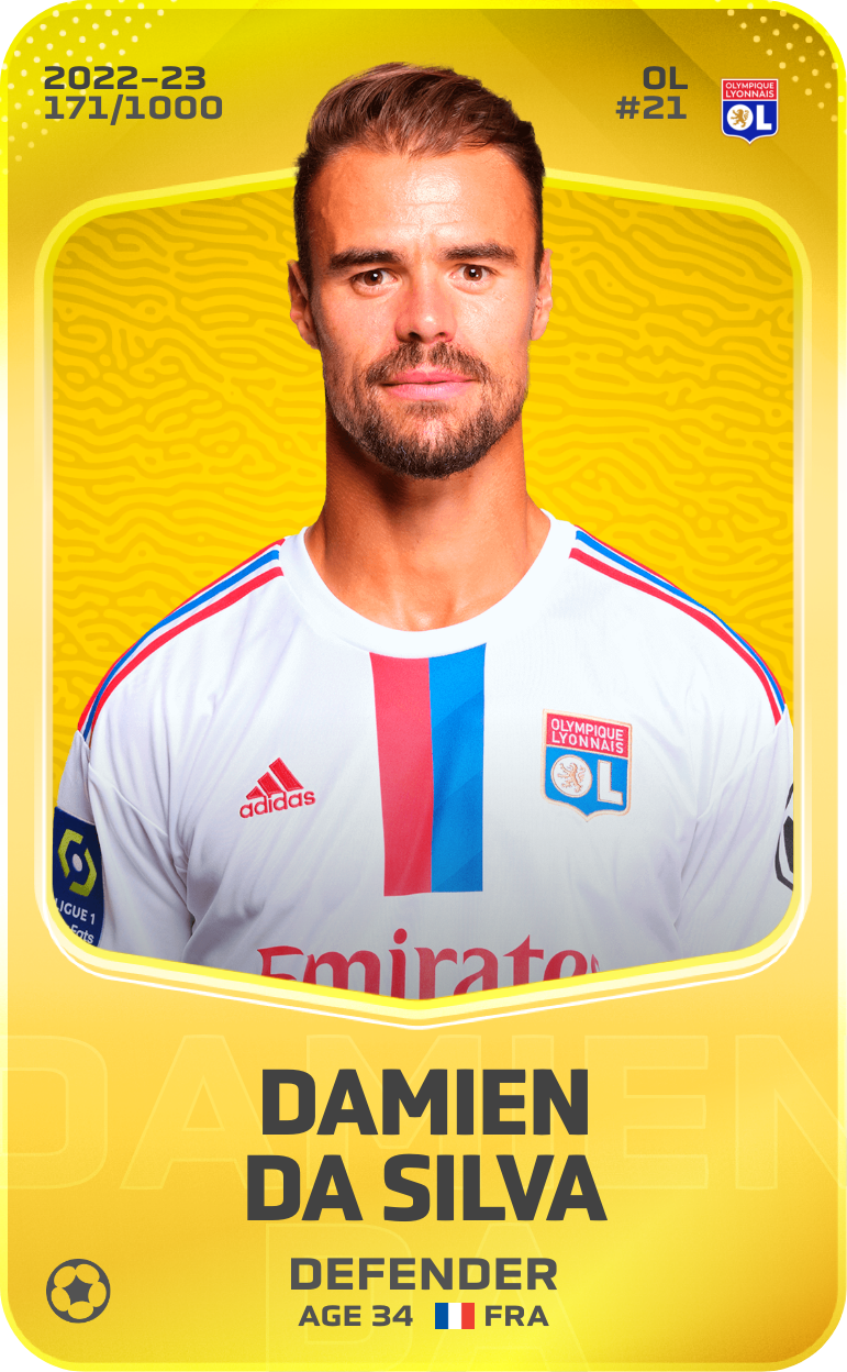 Sorare - Sorare Official - Damien Da Silva 2022-23 • Limited 171/1000 - NFT # 59162153970127529111126114888865389290190445342690688422491386295987790052990