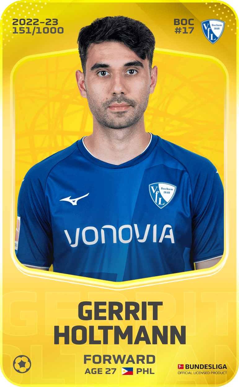 Gerrit Holtmann 2022-23 • Limited 151/1000