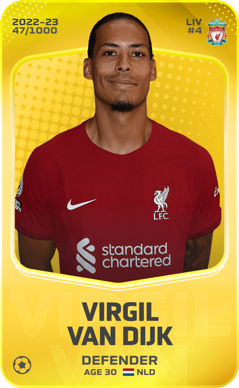 Virgil van Dijk 2022-23 • Limited 47/1000