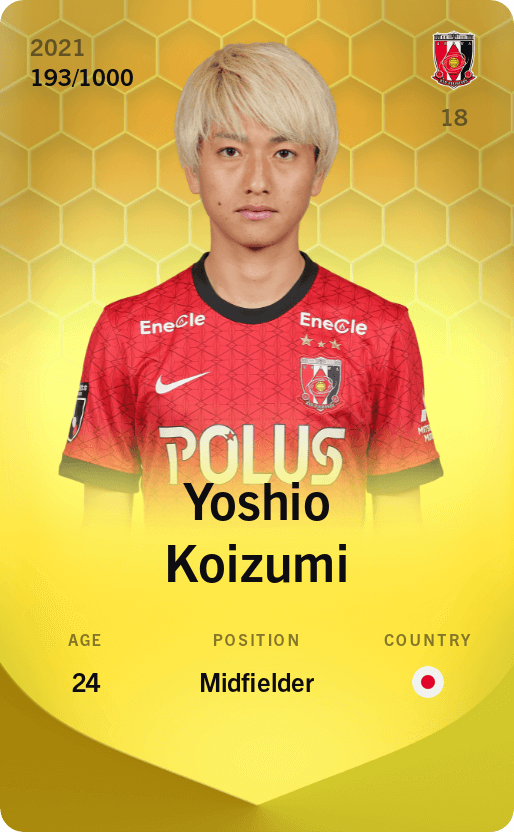 Yoshio Koizumi 2021-22 • Limited 193/1000