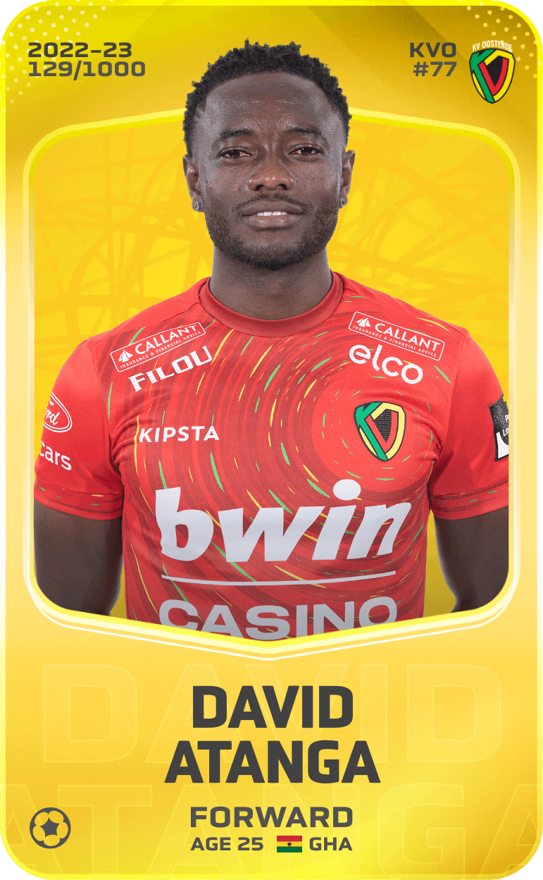 David Atanga 2022-23 • Limited 129/1000
