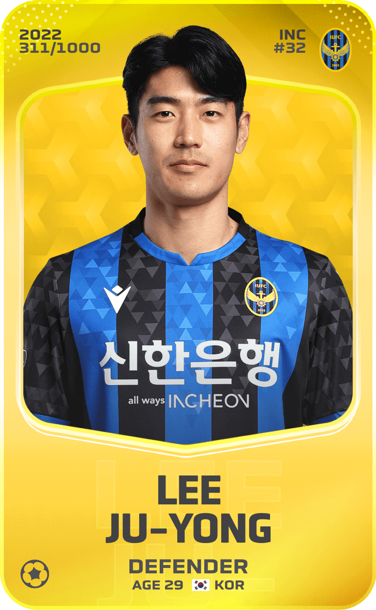 Lee Ju-Yong 2022-23 • Limited 311/1000