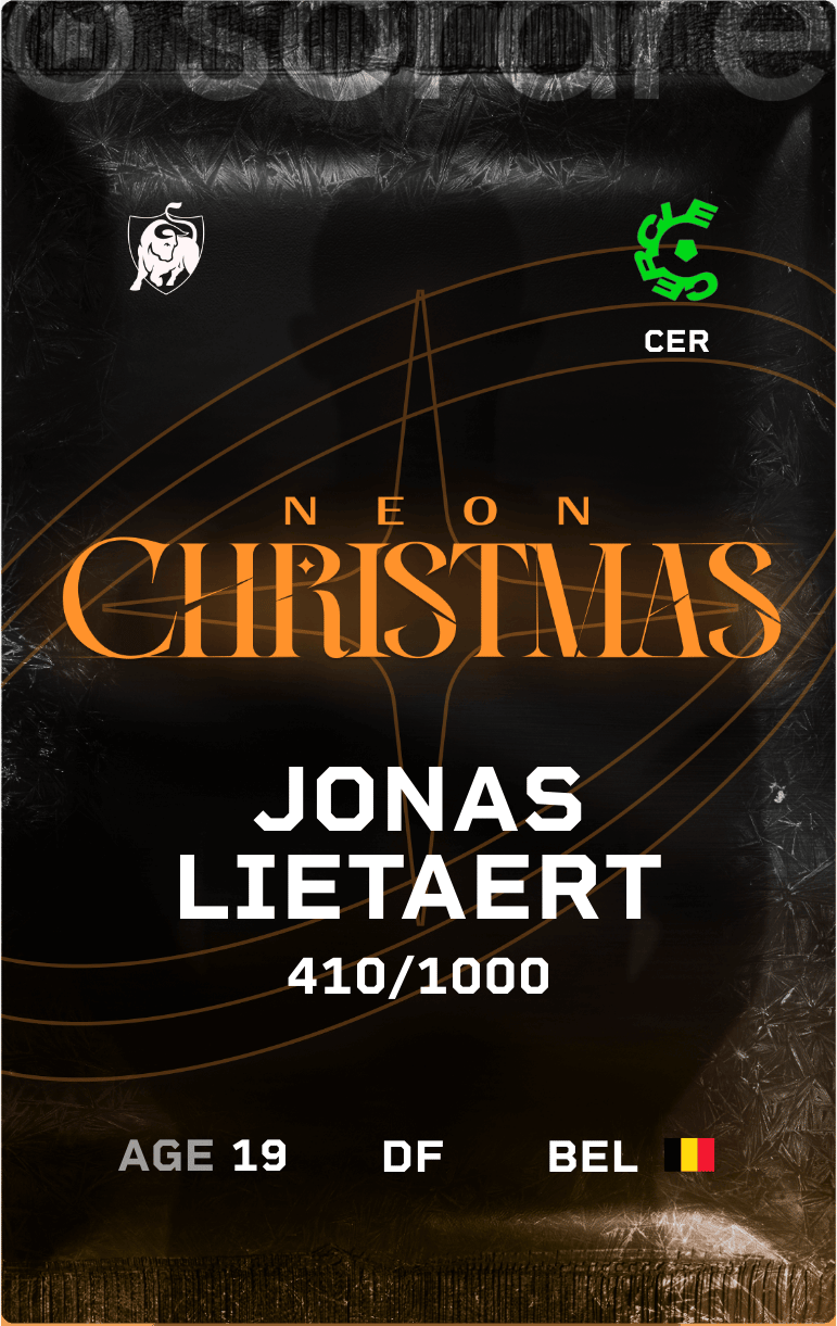 Jonas Lietaert 2024-25 • Limited 410/1000