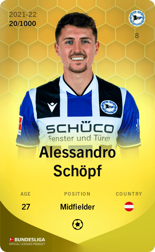 Alessandro Schöpf 2021-22 • Limited 20/1000