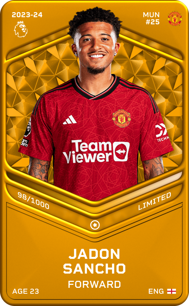Jadon Sancho 2023-24 • Limited 98/1000